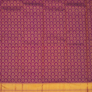 Purple Zariwork Pure Silk Saree