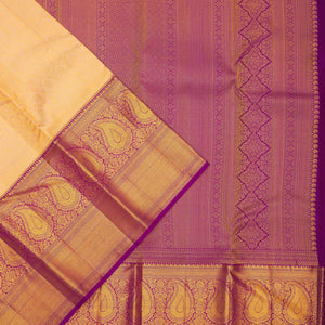 Purple Zariwork Pure Silk Saree