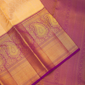 Purple Zariwork Pure Silk Saree
