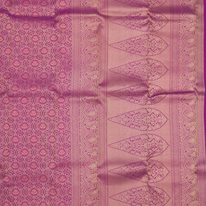 Purple Zariwork Pure Silk Saree