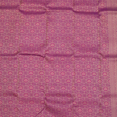 Purple Zariwork Pure Silk Saree
