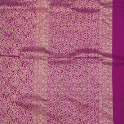 Purple Zariwork Pure Silk Saree