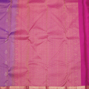 Purple Zariwork Pure Silk Saree