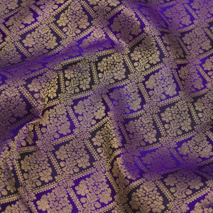 Purple Zariwork Pure Silk Saree