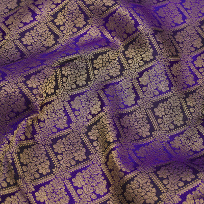 Purple Zariwork Pure Silk Saree