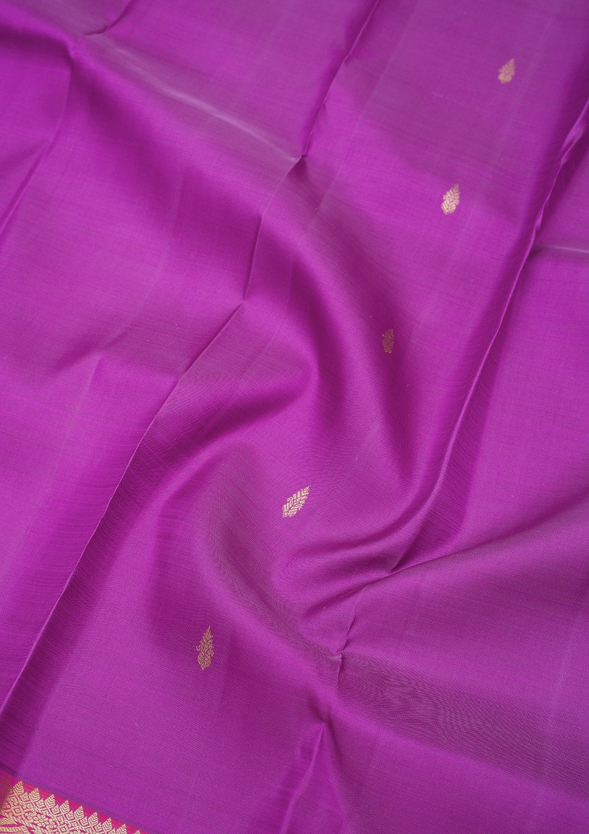 Purple Zariwork Pure Silk Saree