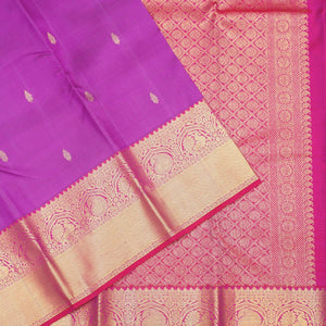Purple Zariwork Pure Silk Saree