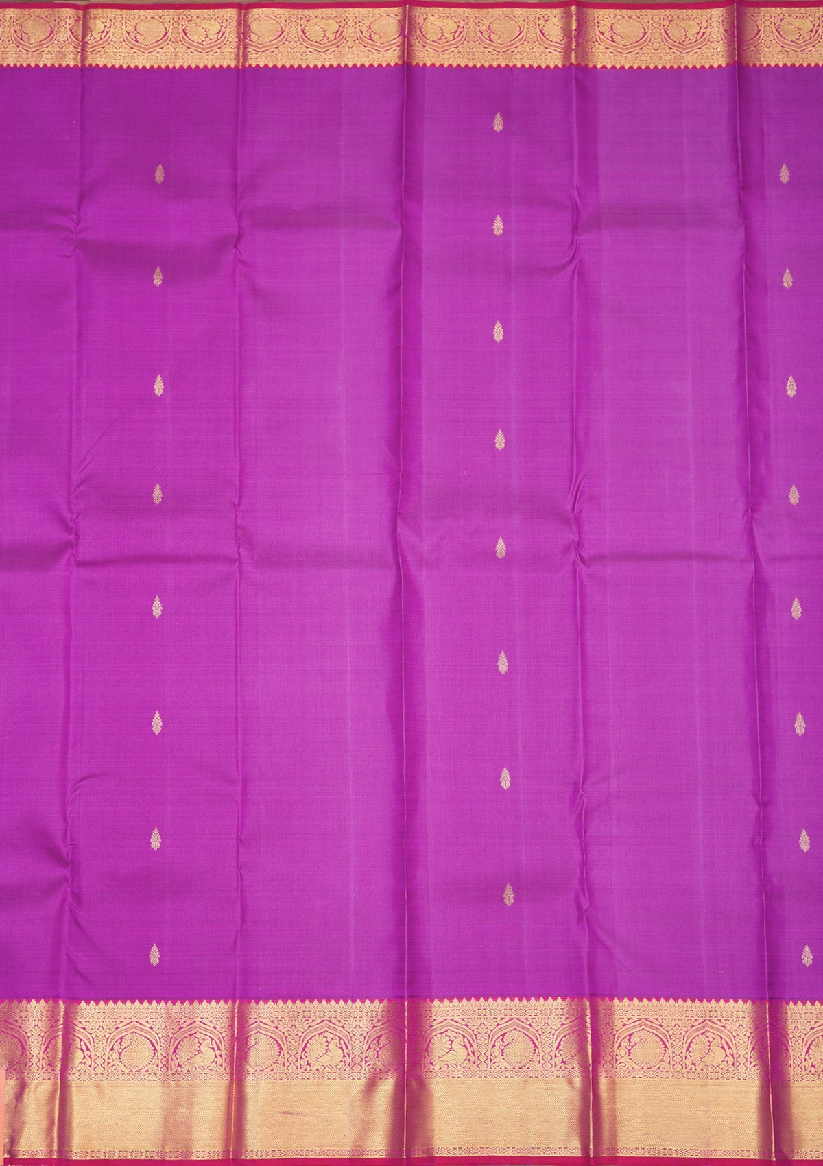 Purple Zariwork Pure Silk Saree