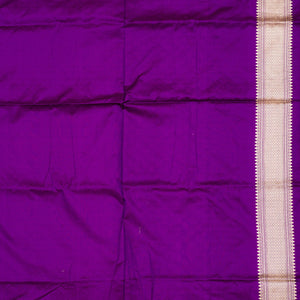 Purple Zariwork Pure Silk Saree