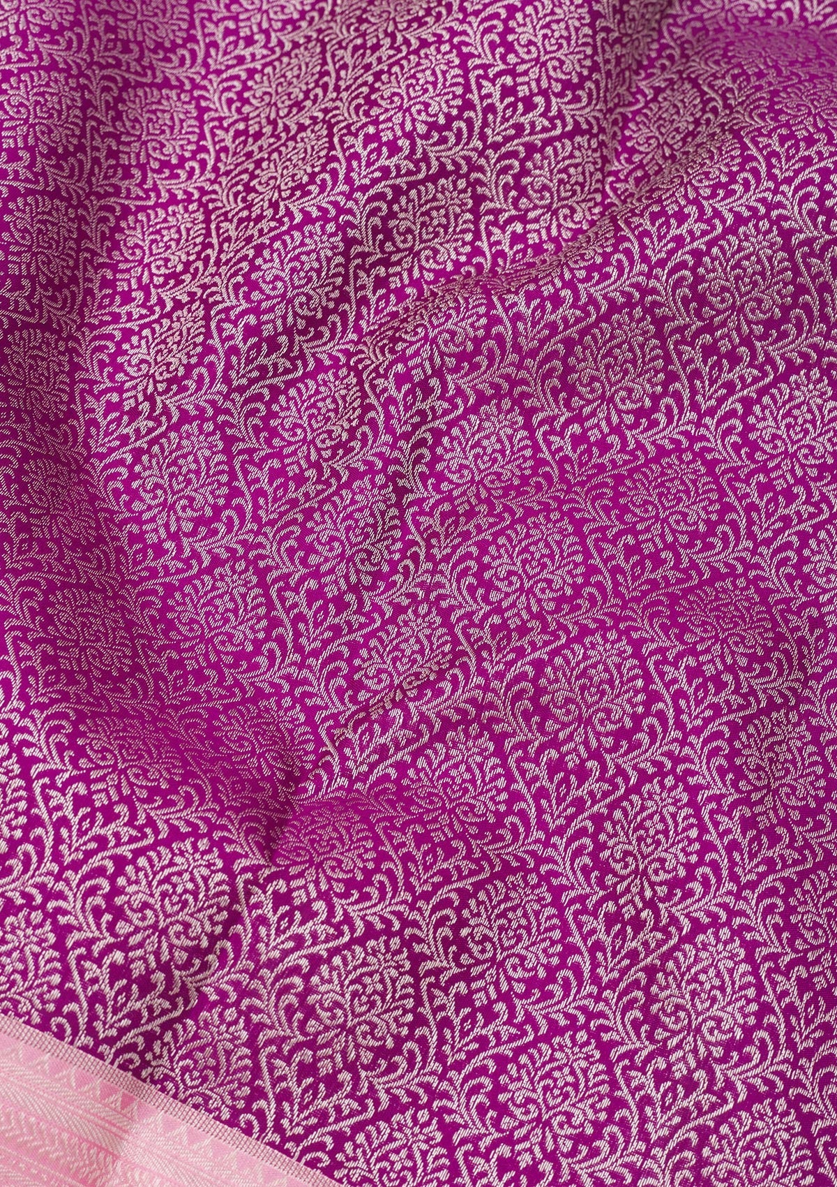Purple Zariwork Pure Silk Saree