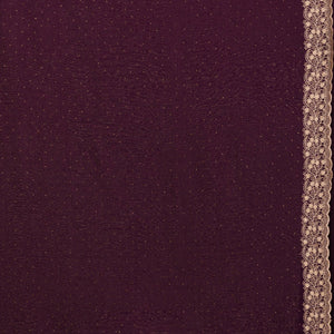 Purple Zariwork Soft Silk Saree
