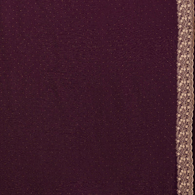 Purple Zariwork Soft Silk Saree