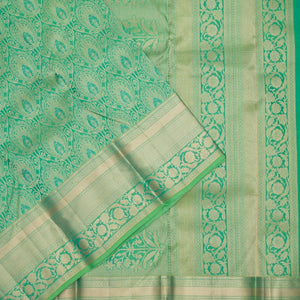 Green Zariwork Pure Silk Saree