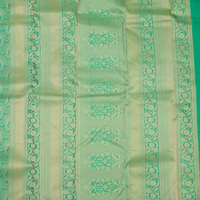 Green Zariwork Pure Silk Saree