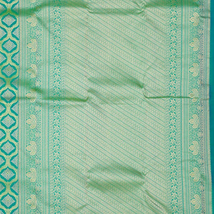 Rama Green Zariwork Pure Silk Saree