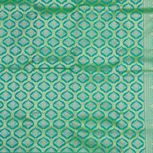 Rama Green Zariwork Pure Silk Saree
