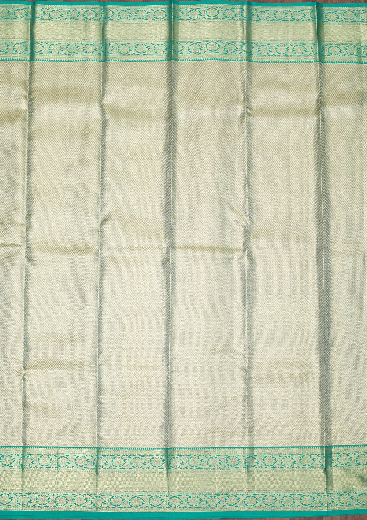Rama Green Zariwork Pure Silk Saree