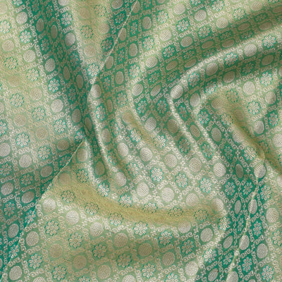 Rama Green Zariwork Pure Silk Saree