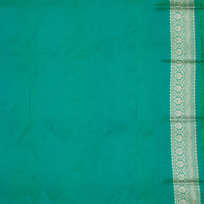 Rama Green Zariwork Pure Silk Saree