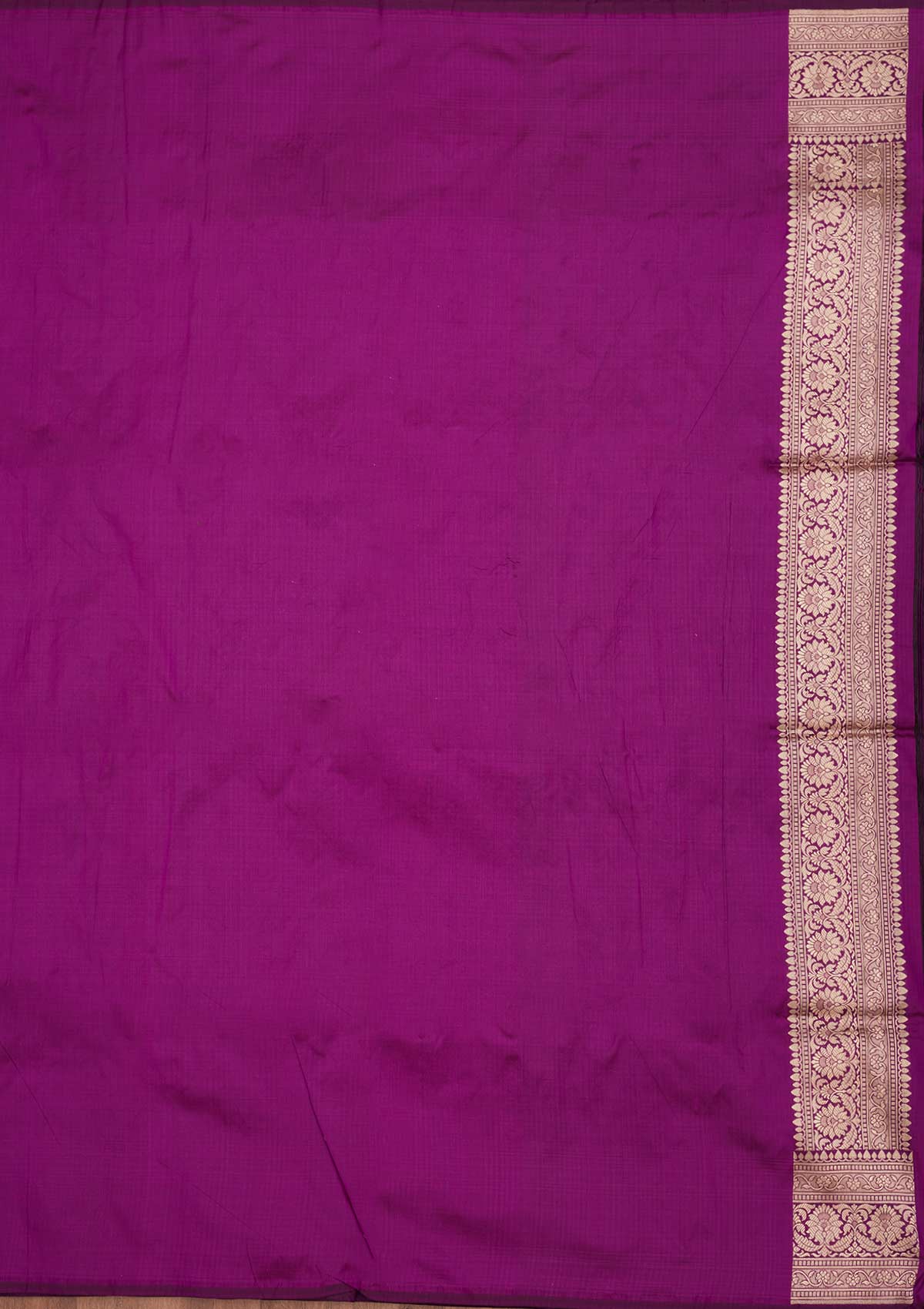Purple Zariwork Pure Silk Saree