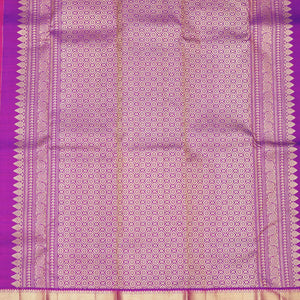 Rani Pink Zariwork Pure Silk Saree