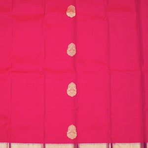 Rani Pink Zariwork Pure Silk Saree