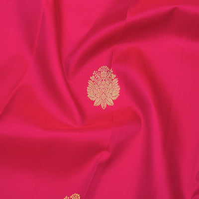 Rani Pink Zariwork Pure Silk Saree