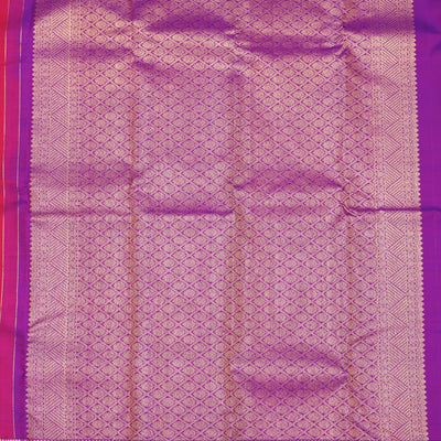 Rani Pink Zariwork Pure Silk Saree