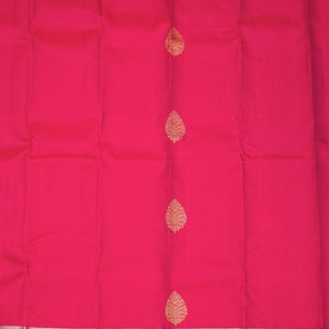 Rani Pink Zariwork Pure Silk Saree