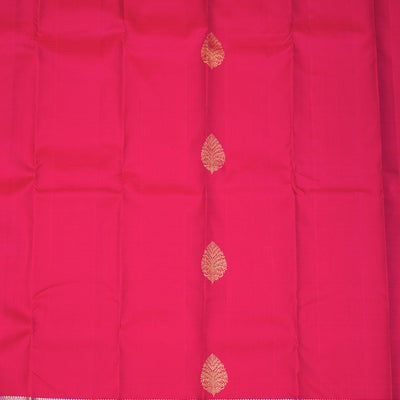 Rani Pink Zariwork Pure Silk Saree