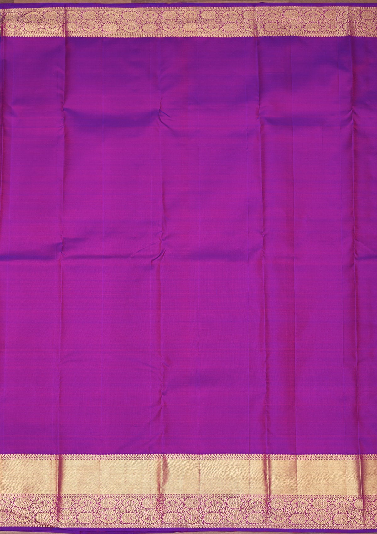 Rani Pink Zariwork Pure Silk Saree
