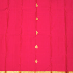 Rani Pink Zariwork Pure Silk Saree