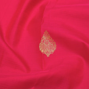 Rani Pink Zariwork Pure Silk Saree