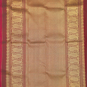 Rani Pink Zariwork Pure Silk Saree