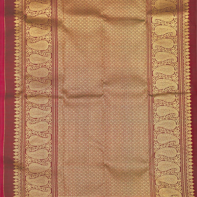 Rani Pink Zariwork Pure Silk Saree
