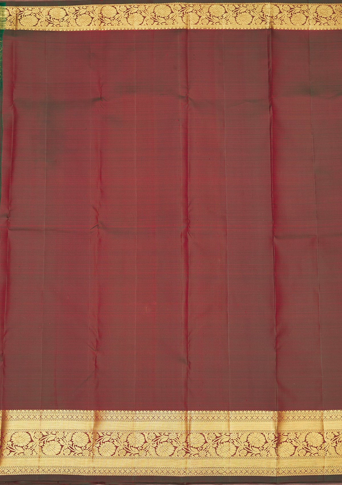 Rani Pink Zariwork Pure Silk Saree