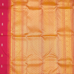 Rani Pink Zariwork Pure Silk Saree