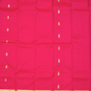 Rani Pink Zariwork Pure Silk Saree