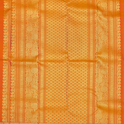Rani Pink Zariwork Pure Silk Saree