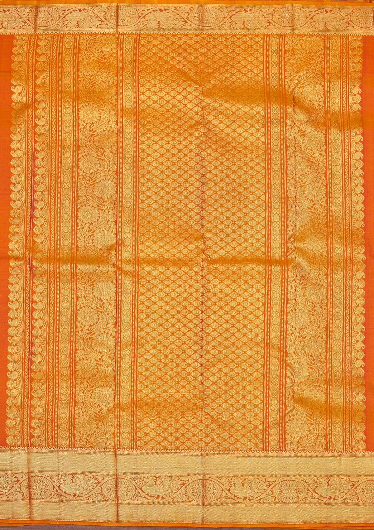 Rani Pink Zariwork Pure Silk Saree