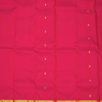 Rani Pink Zariwork Pure Silk Saree