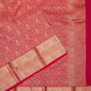 Red Zariwork Pure Silk Saree