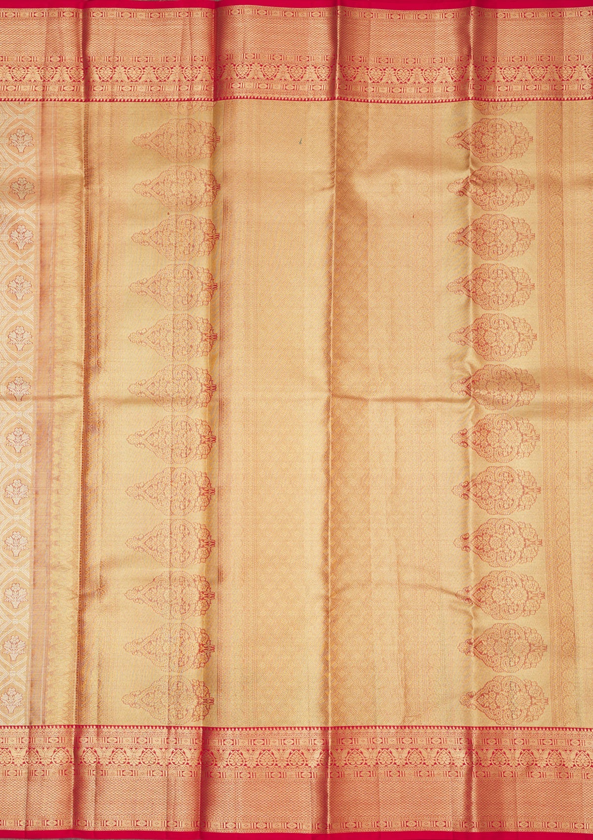 Red Zariwork Pure Silk Saree