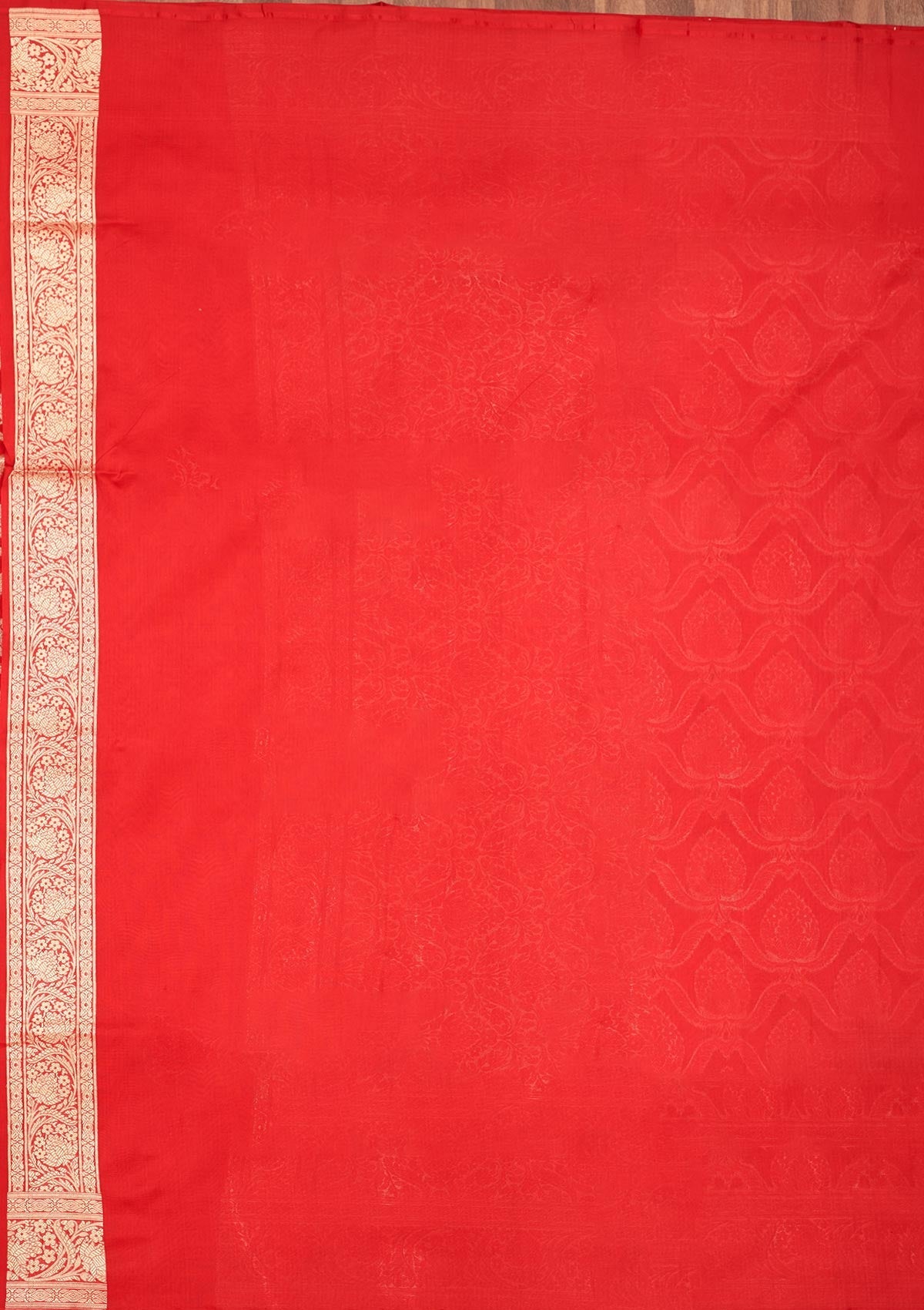 Red Zariwork Pure Silk Saree