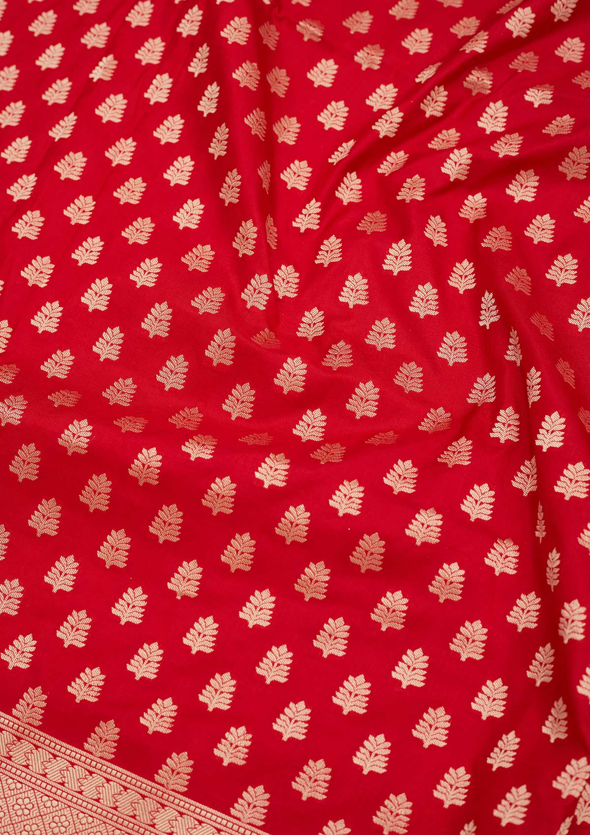 Red Zariwork Pure Silk Saree