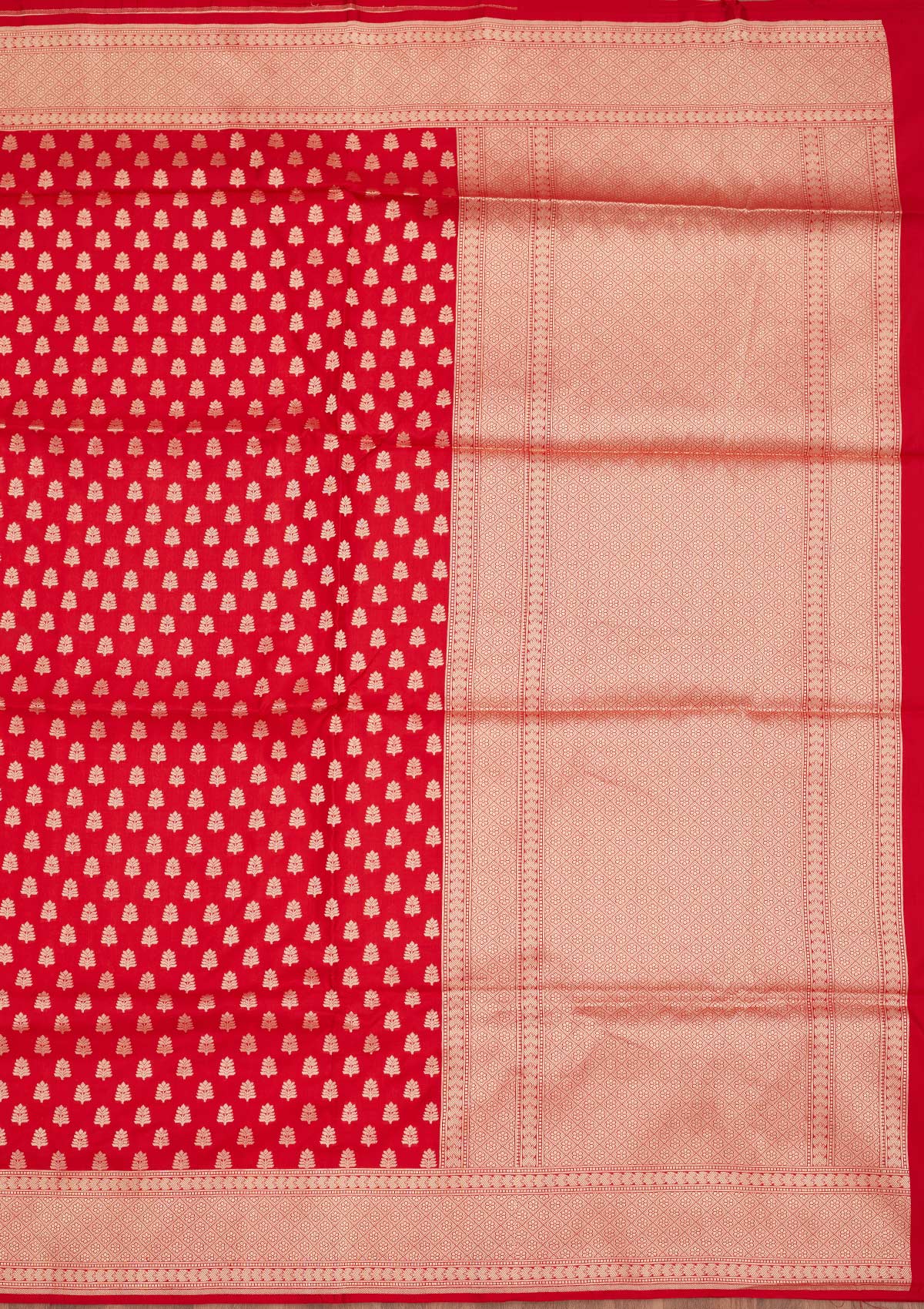 Red Zariwork Pure Silk Saree