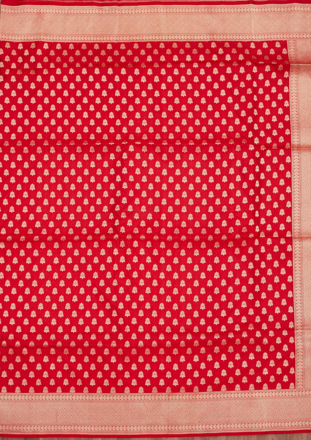 Red Zariwork Pure Silk Saree