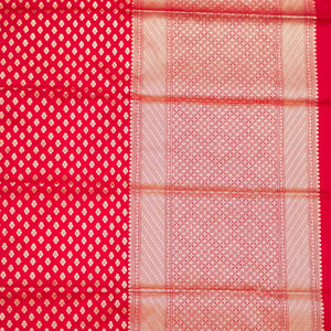 Red Zariwork Pure Silk Saree