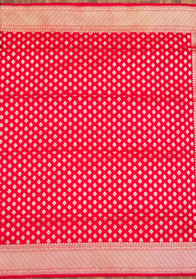 Red Zariwork Pure Silk Saree