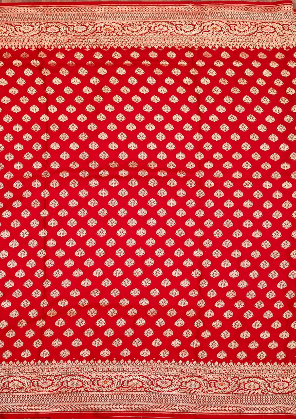 Red Zariwork Pure Silk Saree